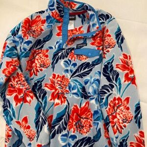 Women's Lightweight Synchilla® Snap-T® Fleece Pullover. Light blue color